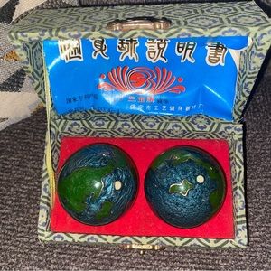Imitative Cloisonné Chinese Stress Baoding Balls